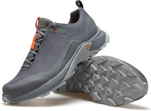 HUMTTO Men's All-Terrain Waterproof Hiking Shoes Lightweight Breathable Anti Slip Outdoor Trekking Trails Shoes in Saudi Arabia