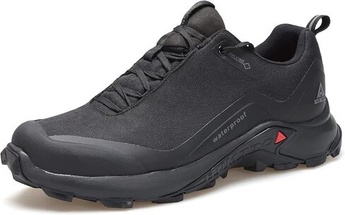 HUMTTO Men's All-Terrain Waterproof Hiking Shoes Lightweight Breathable Anti Slip Outdoor Trekking Trails Shoes in Saudi Arabia