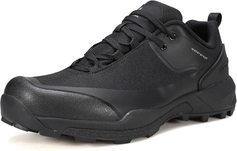HUMTTO Men's All-Terrain Waterproof Hiking Shoes Lightweight Breathable Anti Slip Outdoor Trekking Trails Shoes in Saudi Arabia