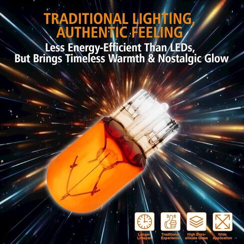 194Amber Bulb 100 Pack Automotive Brake Light,T10 168 2825 Amber RV Camper Turn Signal Bulb,12V3W W5W Taillight Panel Light Replacement for Cars,Trucks,SUVs in Saudi Arabia