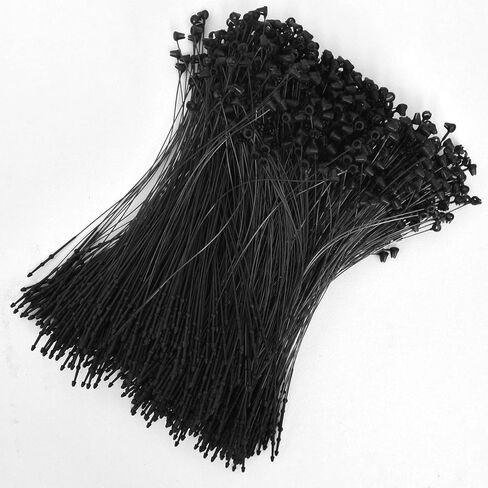 1000 PCS Plastic Tag Fasteners, 12.5 cm/5 Inch Safety Threads for Labels, Snap Lock Pins Safety Threads Loop Pins in Saudi Arabia