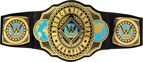 لقب بطولة Mattel WWE، بطل القارات، ملحق حزام بحجم الأطفال للعب الأدوار والأزياء، بطول 3+ أقدام مع تعديل لمرة واحدة in Kuwait
