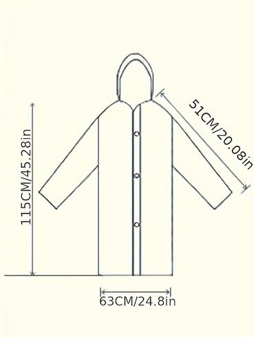 A full-body adult raincoat, with a semi-transparent design, suitable for outdoor cycling, hiking, and running. in Saudi Arabia