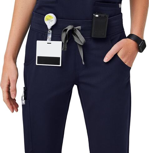 FIGS Kade Cargo Scrub Pants for Women - Navy, M-Tall in Saudi Arabia