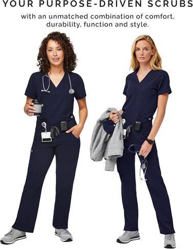 FIGS Kade Cargo Scrub Pants for Women - Navy, M-Tall in Saudi Arabia