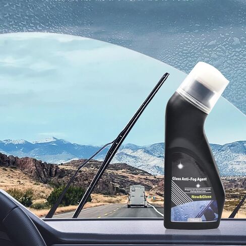 Glass Anti Fog Coating | Improve Visibility Easy Application,Car Glass Anti Fog Spray for Winter,for Drivers Homeowners Commuting Night Driving Rainy Season Adventure in Kuwait