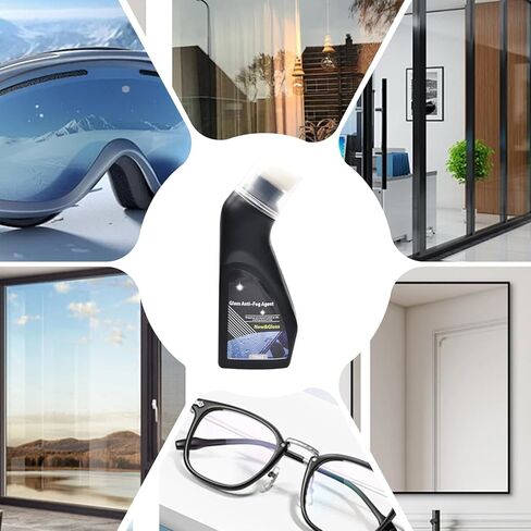 Glass Anti Fog Coating | Improve Visibility Easy Application,Car Glass Anti Fog Spray for Winter,for Drivers Homeowners Commuting Night Driving Rainy Season Adventure in Kuwait