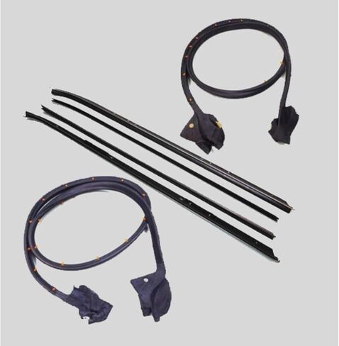 Replacement Door Seal Kit fits Chevrolet Chevelle and Impala (V8/8-Cyl) Driver and Passenger Side Inner and Outer in Saudi Arabia
