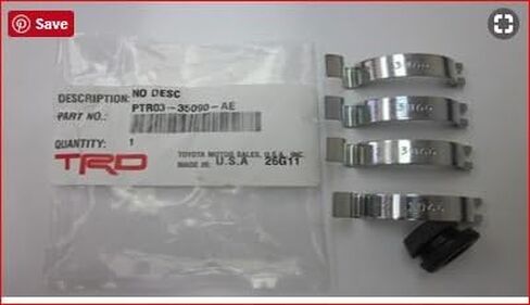 Toyota Parts PTR03-35090-AE TRD Hardware Kit in Kuwait