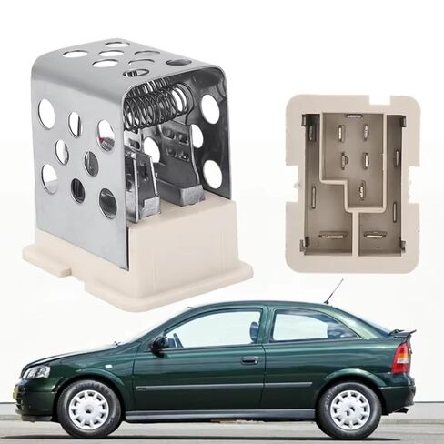 متوافق مع أوبل لـ Astra G 1998 1999 2000 2001 2002 2003 2004 لـ Astra H 2004-2010 مقاوم التحكم في منفاخ مروحة سخان المحرك 90560362 مقاوم محرك المنفاخ in Kuwait