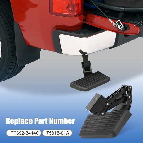 Retractable Rear Bed Step Compatible with 2014-2021 Toyota Tundra Folding Truck Tailgate Step Replace# PT392-34140 75316-01A in Saudi Arabia