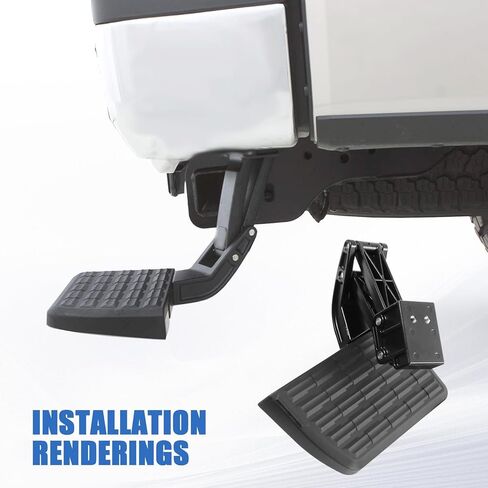 Retractable Rear Bed Step Compatible with 2014-2021 Toyota Tundra Folding Truck Tailgate Step Replace# PT392-34140 75316-01A in Saudi Arabia
