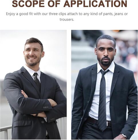 حمالات شديدة التحمل للرجال والنساء مع مشبك جلدي قابل للتعديل، تصميم مخطط، دعامات متينة مناسبة للجينز والسراويل الرسمية in Kuwait