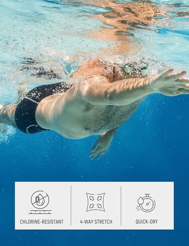 SPEXIAL Men's Athletic Swim Jammers Team Training Swimsuit Quick Dry Swimwear for Lap Swiming Racing in Saudi Arabia