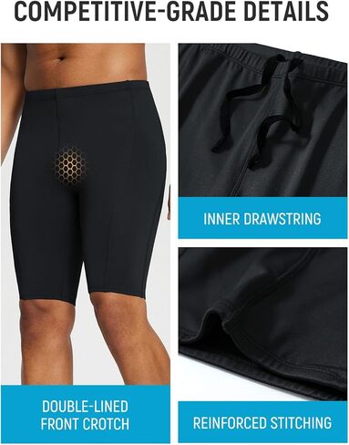 SPEXIAL Men's Athletic Swim Jammers Team Training Swimsuit Quick Dry Swimwear for Lap Swiming Racing in Saudi Arabia