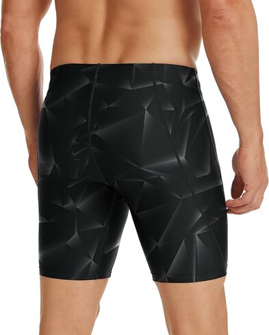 Swim Jammers for Men Quick Dry Racing Training Professional Athletic Swimsuit Swimming Chlorine Resistant UPF 50 + in Saudi Arabia