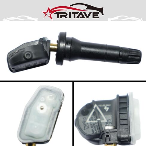 مستشعر TPMS 4 قطع مستشعر مراقبة ضغط الإطارات 433 ميجا هرتز متوافق مع Chevy & GMC & Cadillac & Buick Camaro، Cruze، Malibu، Silverado، Sierra، Terrain، Yukon، Lacrosse OE # 13598773 in Kuwait