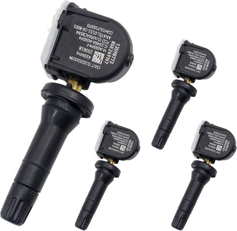 HiSport 433Mhz TPMS Tire Pressure Monitoring System Sensor - Compatible with Buick Lacrosse Cadillac Chevy Silverado Cruze GMC Replacement 13598773 4PCS in Saudi Arabia