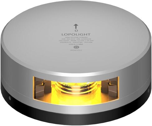 201-013-FB - Aftermarket Replacement Yellow Towing Light - 2NM - Silver Housing With FB Base Compatible with Lopolight in Saudi Arabia