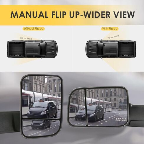 زوج من مرايا السحب، ضوء إشارة ساخن 2500 3500 أمامي يسار يمين لدودج لرام 1500 1998-2001 لرام 2500/3500 1998-2002، قطعتان من الإسكان الأسود 55076488AB 55076488AE، اختبار مناسب in Kuwait