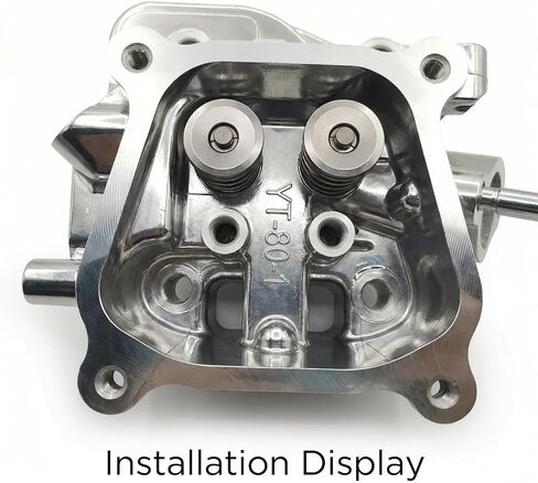 مثبتات ألومنيوم 5 مم لمحرك Predator Non-Hemi 212cc & Tillotson 212R/225R/RS لحافظات جذع الصمام المزدوج/المفرد، فضي in Kuwait