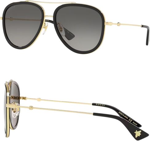 Gucci GG1370S Shield Logo Lenses Sunglasses + Bundle with eSHADES Luxury Eyewear Kit in Saudi Arabia