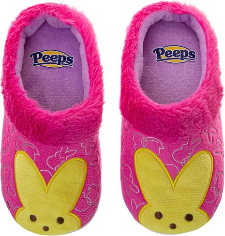 Josmo Peeps Girl شباشب أرنب عيد الفصح قطيفة أحذية منزلية دافئة شبشب للبنات جوارب غامضة مقاس طفل صغير/طفل صغير/طفل كبير in Kuwait