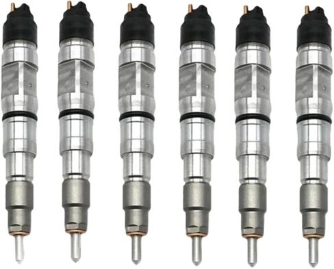 6pcs Diesel Fuel Injector 0445120217 51101006126 0445120218 51101006125 0445120219 51.10100.6127 Compatible With MAN TGA TGX TGS(0445120444) in Saudi Arabia