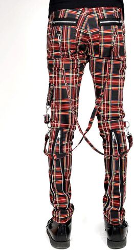بنطلون Tripp NYC Bondage Punk باللون الأسود المنقوش in Kuwait