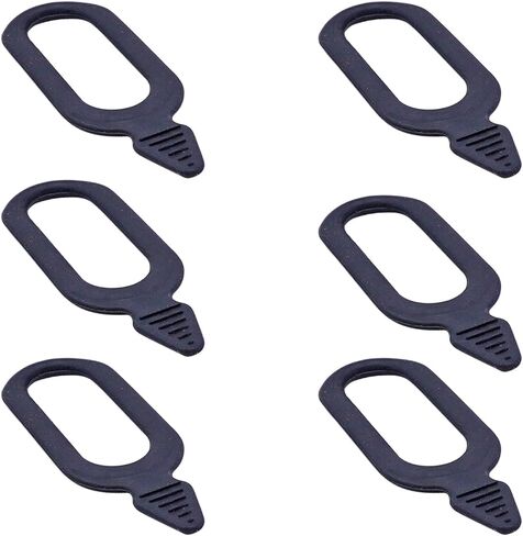 6 Pcs Replacement Rubber Snubber Straps for Graspur ATV Gun & Bow Rack - Compact Style, Secure Rifle & Bow Accessories Holder Strap in Saudi Arabia