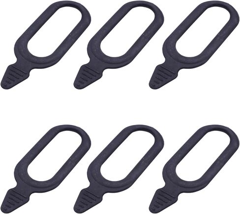 6 Pcs Replacement Rubber Snubber Straps for Graspur ATV Gun & Bow Rack - Compact Style, Secure Rifle & Bow Accessories Holder Strap in Saudi Arabia