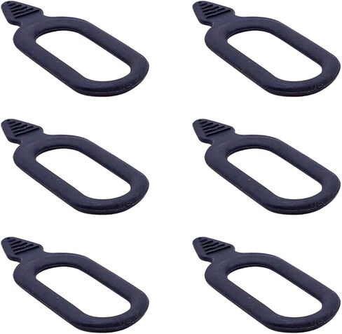 6 Pcs Replacement Rubber Snubber Straps for Graspur ATV Gun & Bow Rack - Compact Style, Secure Rifle & Bow Accessories Holder Strap in Saudi Arabia