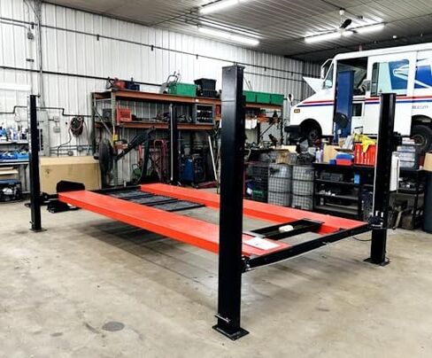 4-Post Car Lift, 8000 lb Capacity, 72-inch Lift Height, 110V Single Phase Motor in Saudi Arabia