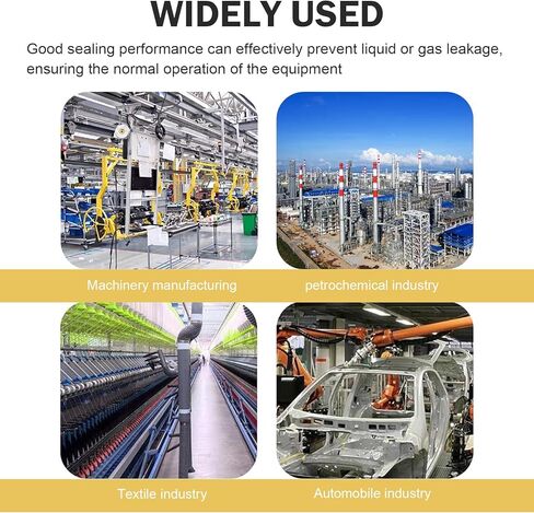 300PCS O-Ring Kits, Rubber O-Ring Assortment Kit, 18 Size Nitrile Rubber Assortment Set for Car, Plumbing, Faucet, Mechanic, Repairs, Air or Gas Connections Resist Oil and Heat in Kuwait