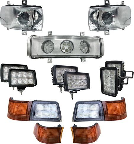 Rareelectrical New 44400 Lumens Led Light Kit Compatible With Case International Harvester-Magnum-380 Harvester-Magnum-225 Harvester-Magnum-340 Harvester-Magnum-180 Harvester-Mx215 in Saudi Arabia