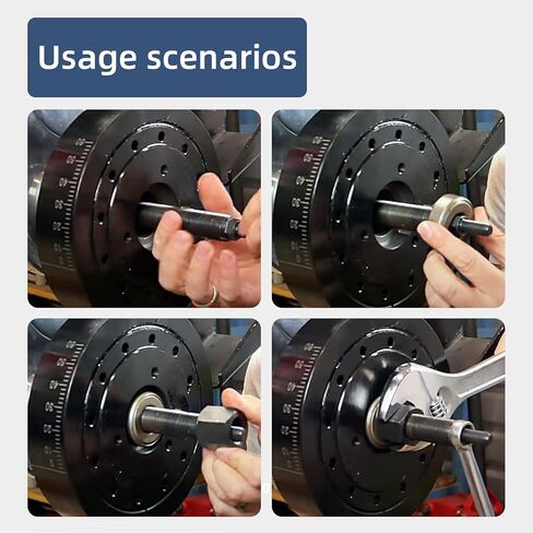 مجموعة تركيب الموازن التوافقي 66515 المتوافقة مع العمود المرفقي شيفروليه 350 SBC بي بي سي، تتضمن قضيب الخيط والجوز والغسالة ومحمل الدفع. in Kuwait