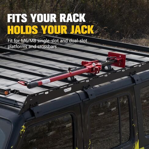 Bunker INDUST Farm Jack Mount لرف السقف، قطعتان من دعامات تثبيت جاك الرفع العالي تعمل مع فتحات M6/M8 ومعظم مقابس المزرعة القياسية in Saudi Arabia