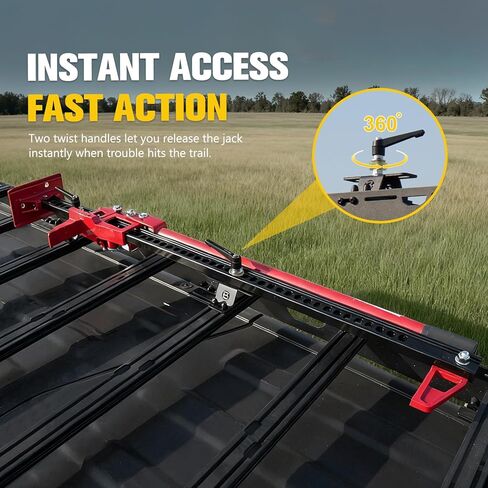 Bunker INDUST Farm Jack Mount لرف السقف، قطعتان من دعامات تثبيت جاك الرفع العالي تعمل مع فتحات M6/M8 ومعظم مقابس المزرعة القياسية in Saudi Arabia