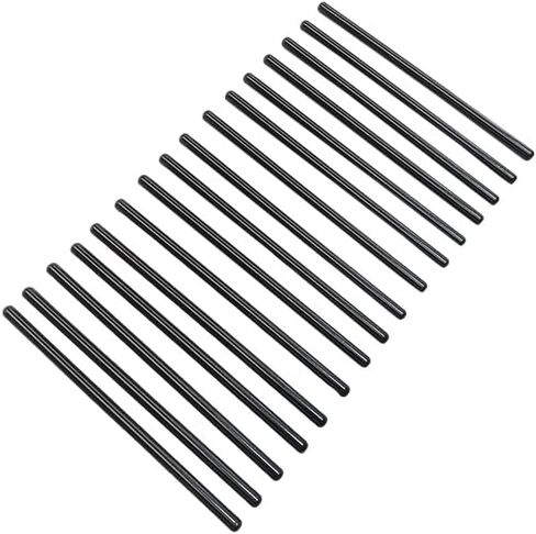 NINTE 16 قطعة مجموعة قضبان الدفع استبدال 10238852 MPR-614 لـ GM LS2 LS3 LS6 L99 LSX 4.8 5.3 5.7 V8 محرك 7.4 بوصة طويل 5/16 بوصة قطر 1998-2013 قضبان دفع سوداء in Kuwait