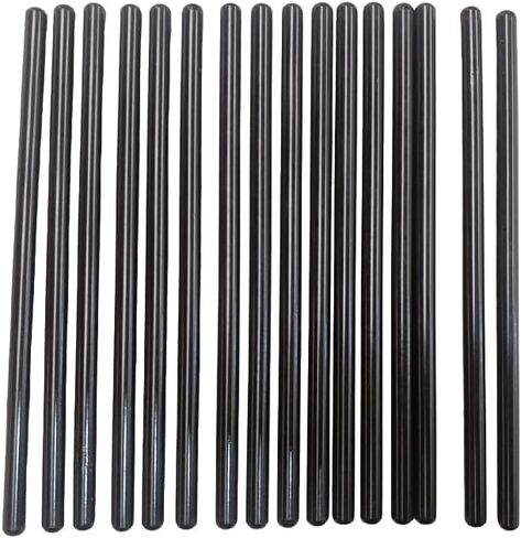 NINTE 16 قطعة مجموعة قضبان الدفع استبدال 10238852 MPR-614 لـ GM LS2 LS3 LS6 L99 LSX 4.8 5.3 5.7 V8 محرك 7.4 بوصة طويل 5/16 بوصة قطر 1998-2013 قضبان دفع سوداء in Kuwait