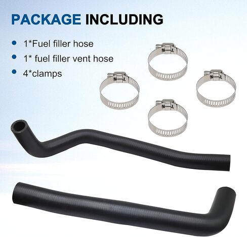 Fuel Filler Hose & Vent Hose Compatible With Jeep CJ5 1978-1983 CJ7 1978-1986 15 Gallon, Replace# 5357970 J5357970 17740.03 5357971 J5357971 17741.01 in Saudi Arabia
