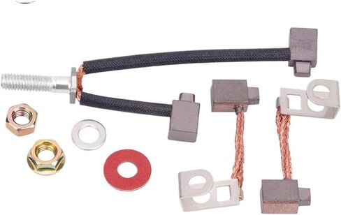 طقم فرشاة كربون لمحرك بداية الدراجة النارية متوافق مع محركات 15-28HP يناسب الموديلات 21163-7001 21163-7010 AM133369 41022015 41022005R in Kuwait