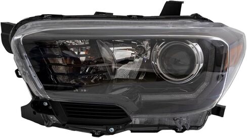 مجموعة المصابيح الأمامية البديلة للسائق تناسب Toyota Tacoma 2017 SR5 Extended Cab - 3.5L V6 - مع مصابيح LED DRL ومصابيح ضباب LED in Kuwait