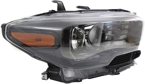 مجموعة المصابيح الأمامية البديلة تناسب طرازات Toyota Tacoma 2018-2019 (3.5L V6) للسائق والركاب الهالوجين مع LED DRL وضباب LED in Kuwait
