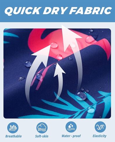 9inch Mens Swim Trunks with Compression Liner Board Shorts Men's Pockets Drawstring Quick Dry Stretch Lined Funny in Kuwait