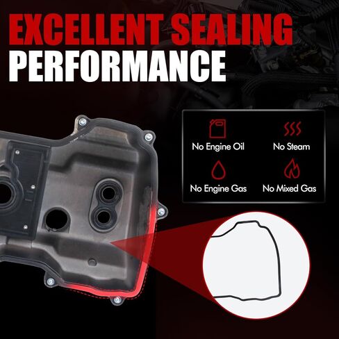MITZONE Left Driver Side Aluminum Valve Cover Kit Compatible with Ford F-150 Expedition Transit-150 250 350 350 HD for Lincoln Navigator 2015-2017 3.5L V6 in Saudi Arabia