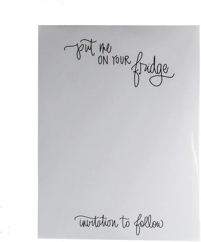 A2 حفظ التاريخ، بطاقات دعم مغناطيسية، ضعني على ثلاجتك، دعوة للمتابعة (البطاقات والأظرف) in Kuwait