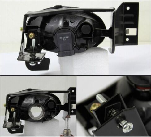 Fog Light Front Left Right Driver Passenger Side Clear Lens 2Doors Bumper Driving Fog Lights W/Switch + Bulbs HO2593120 HO2592120 33951TE0305 33951-TE0-305 in Saudi Arabia