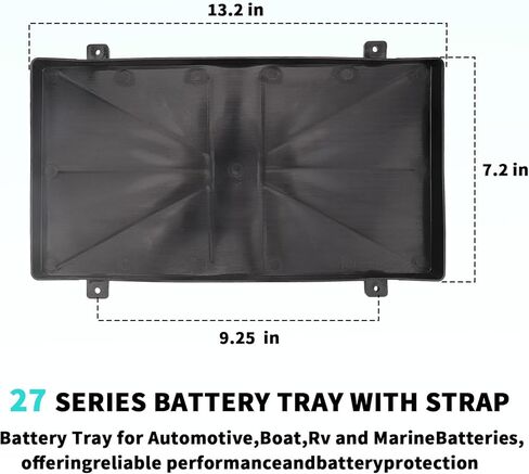 Group 27 Battery Tray for Automotive, Marine, Boat, Rv Battery Tray, Series with Strap, Battery Tray for Boat (27 Series) in Saudi Arabia