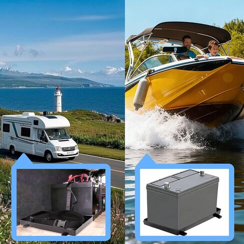 Group 27 Battery Tray for Automotive, Marine, Boat, Rv Battery Tray, Series with Strap, Battery Tray for Boat (27 Series) in Saudi Arabia